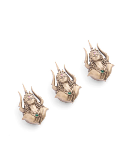 Majestic Mahadev Button Cover