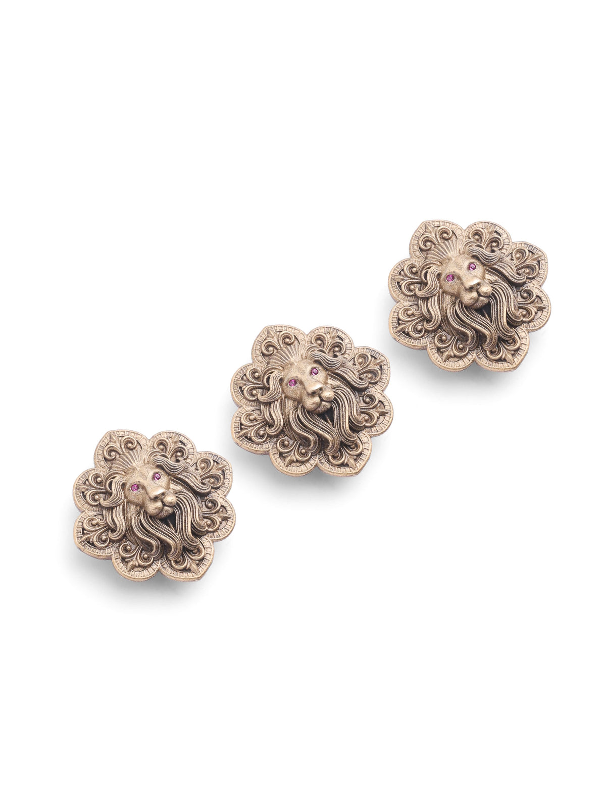 Regal Lion Button Cover