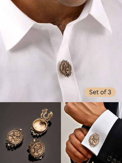 Divine Nataraja Button Cover