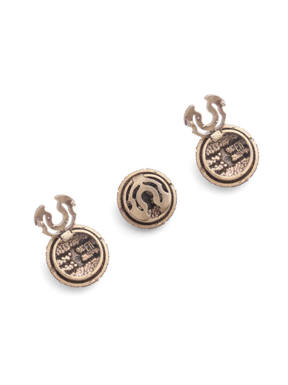 Sacred Tripundra Third Eye Button Cover