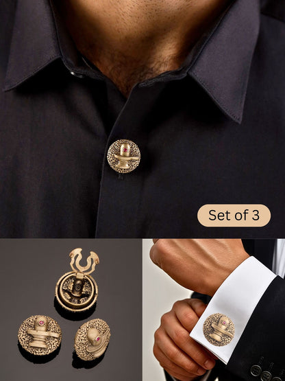Divine Shivling Button Cover
