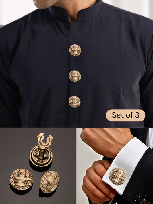 Divine Shivling Button Cover