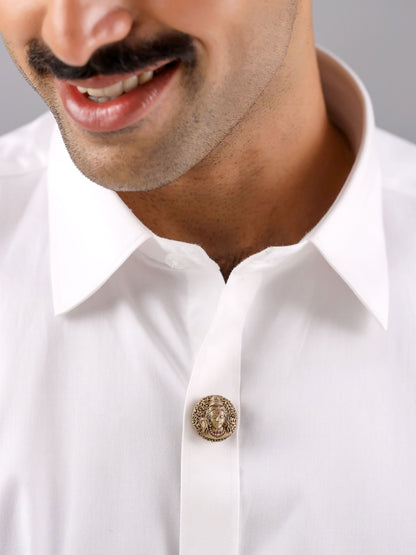 Serene Mahadev Button Cover