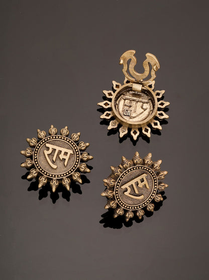 Divine Shri Ram Button Cover
