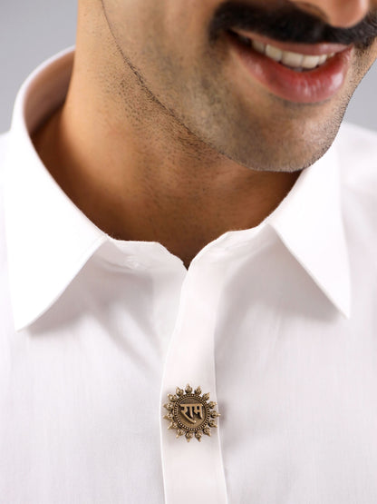 Divine Shri Ram Button Cover
