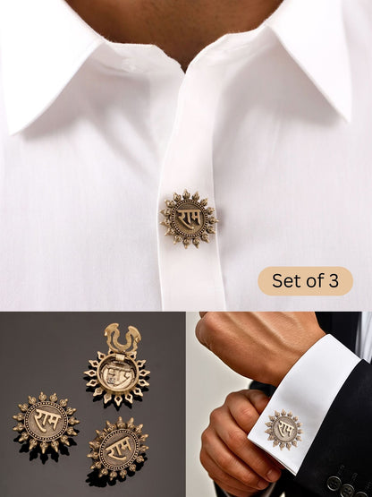 Divine Shri Ram Button Cover