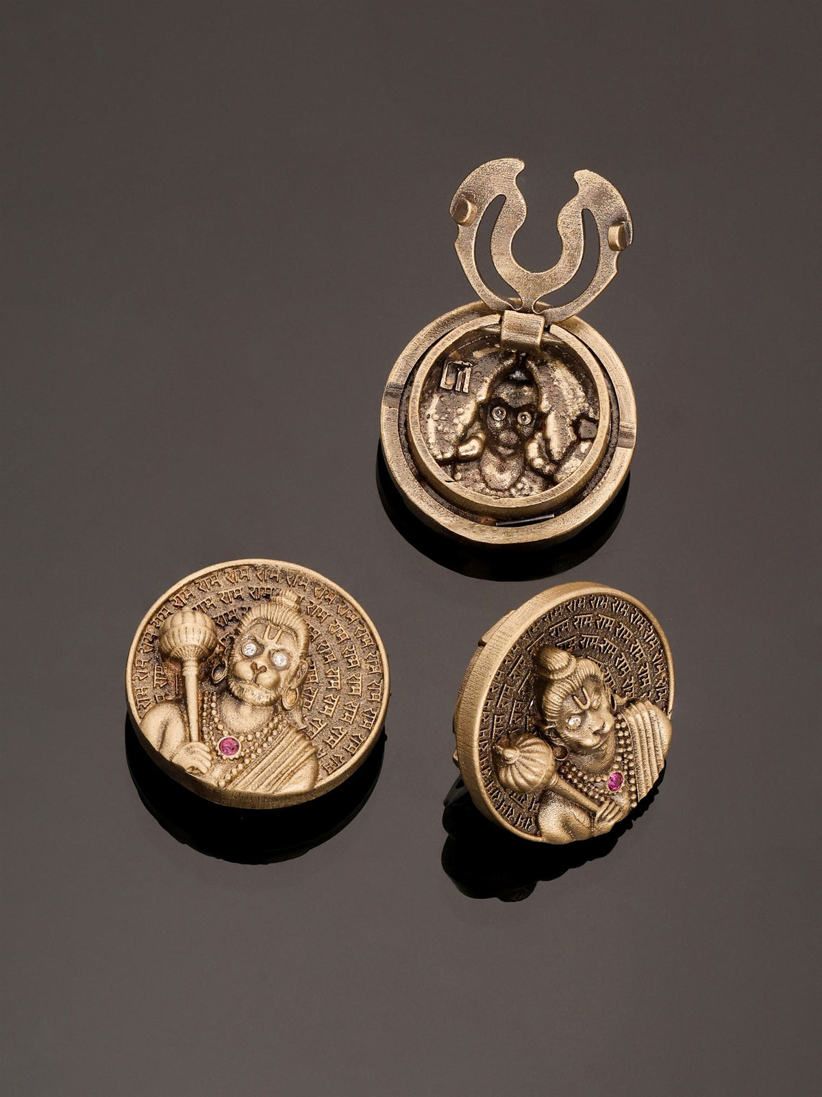 Powerful Hanuman Ji Button Cover