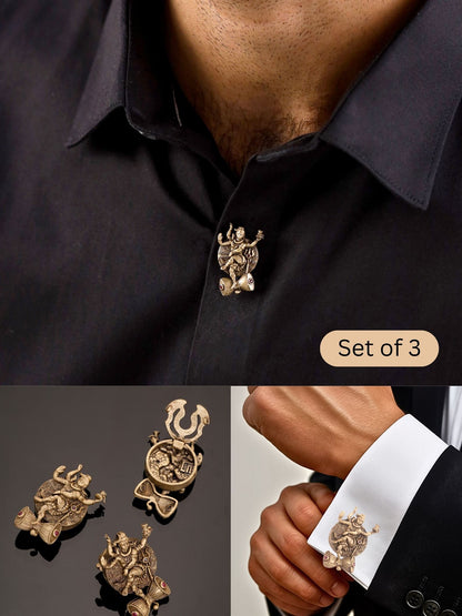 Divine Shiva Button Cover