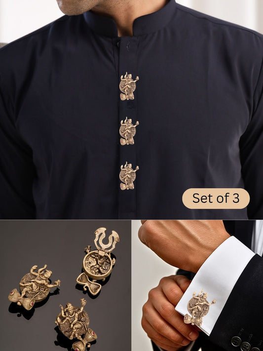 Divine Shiva Button Cover