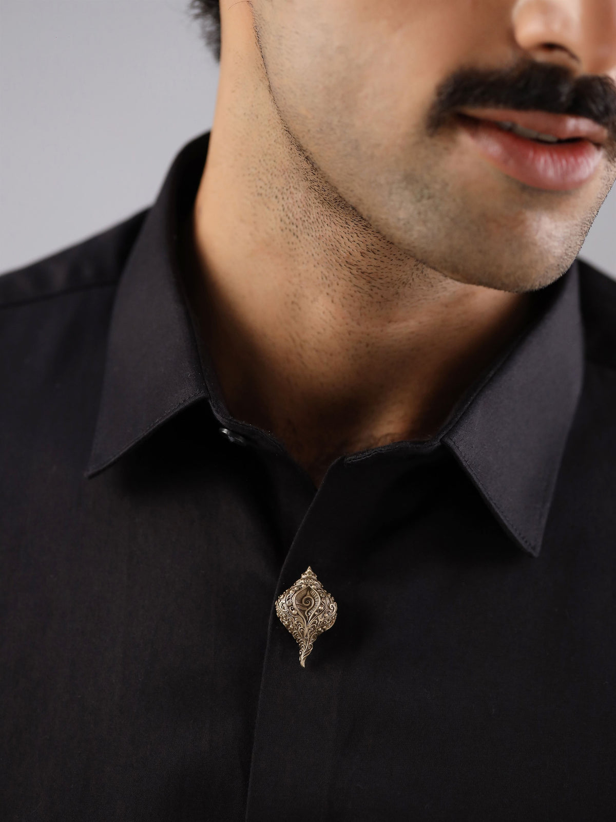 Sacred Shankh Button Cover