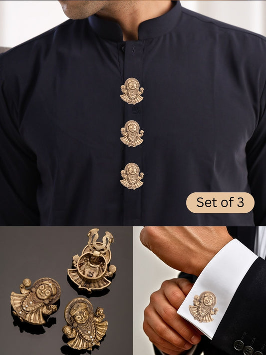 Divine Jagannath Button Cover