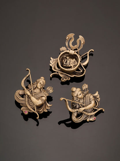 Divine Shri Ram Archer Button Cover