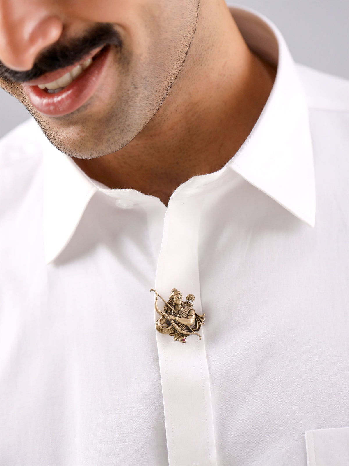 Divine Shri Ram Archer Button Cover
