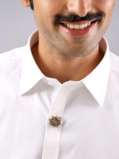 Sacred Om Trishul Button Cover
