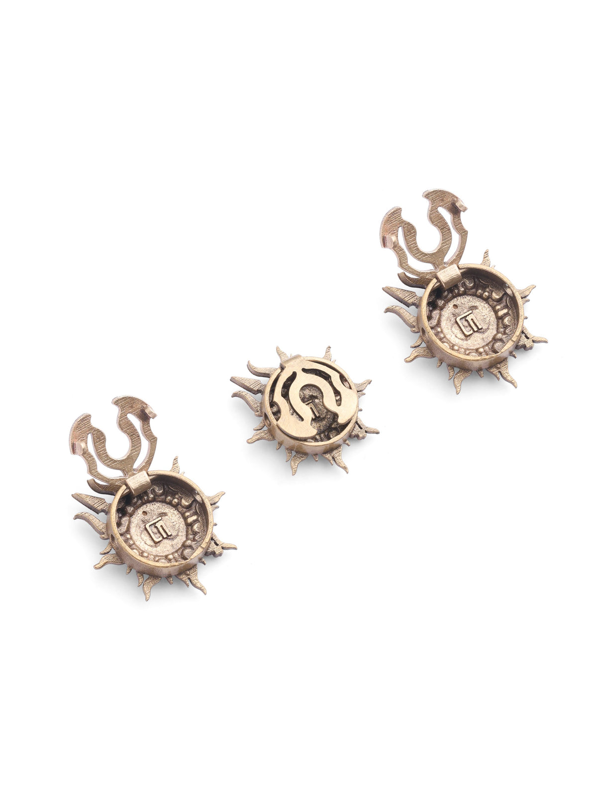 Sacred Om Trishul Button Cover