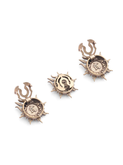 Sacred Om Trishul Button Cover