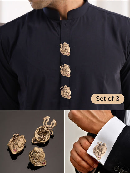 Serene Mahadev Profile Button Cover