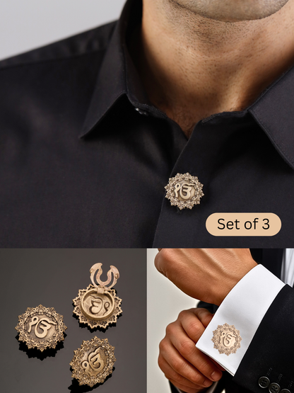 Sacred Ik Onkar Button Cover