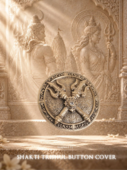 Shakti Trishul Button Cover