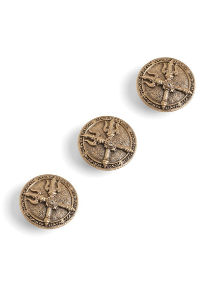 Shakti Trishul Button Cover
