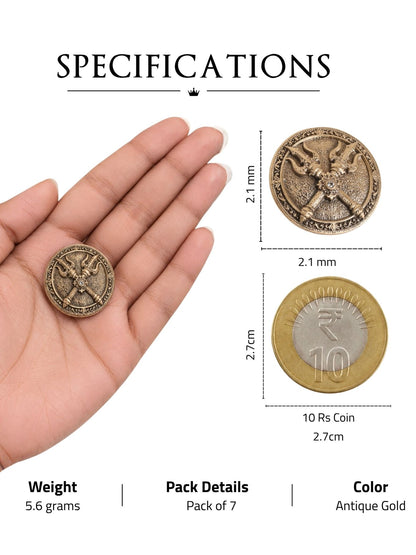 Shakti Trishul Button Cover