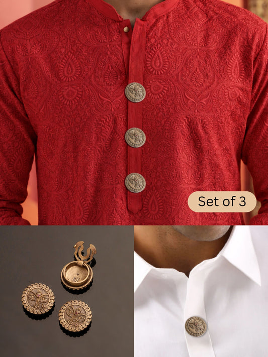 Devi Drishti Button Cover