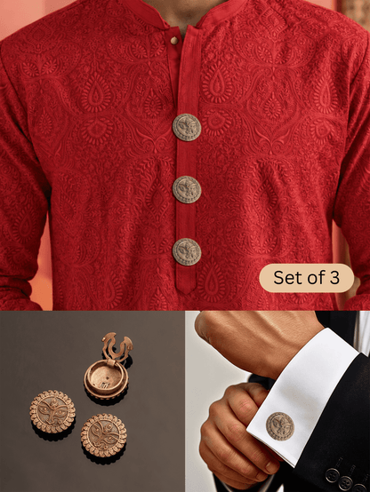 Devi Drishti Button Cover