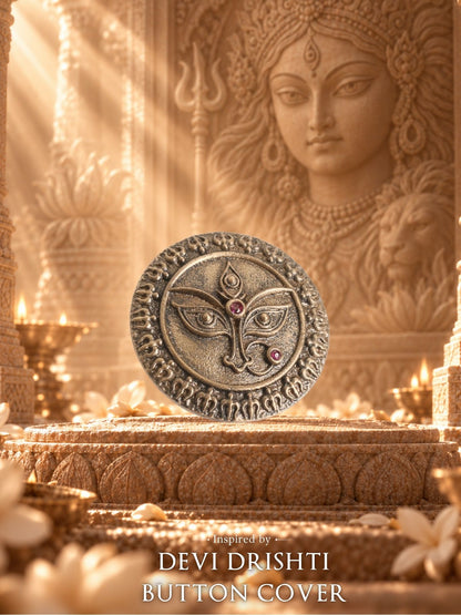 Devi Drishti Button Cover