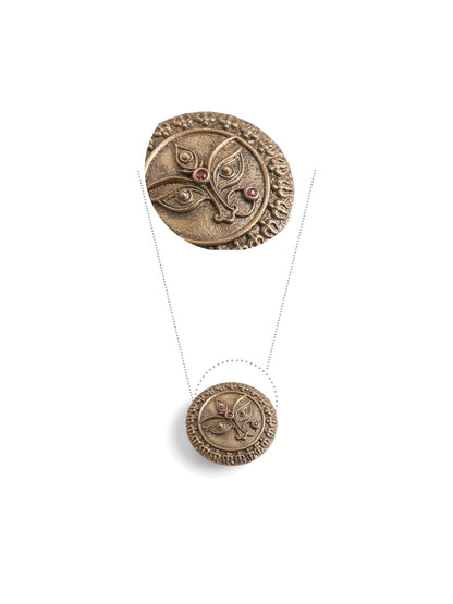 Devi Drishti Button Cover