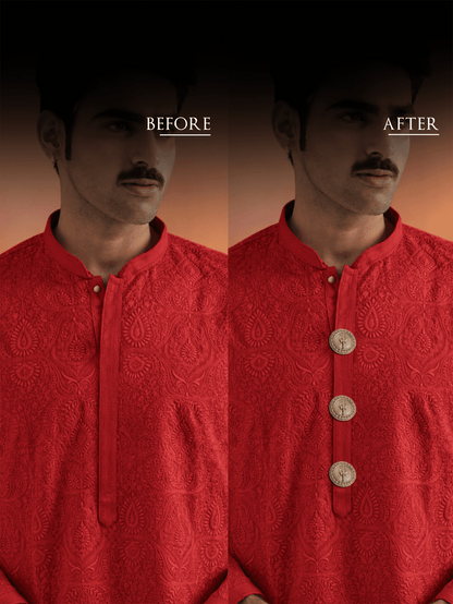 Trishul Kavach Button Cover
