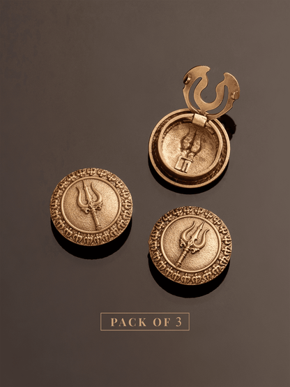 Trishul Kavach Button Cover