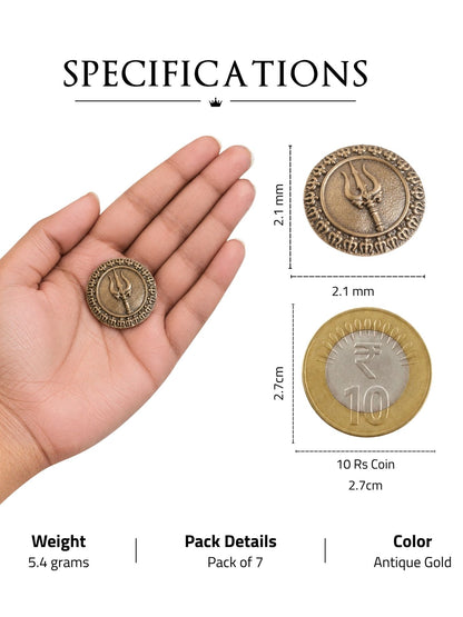 Trishul Kavach Button Cover