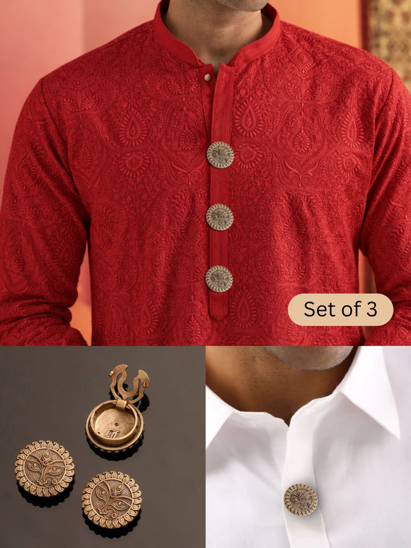 Trinetra Devi Button Cover