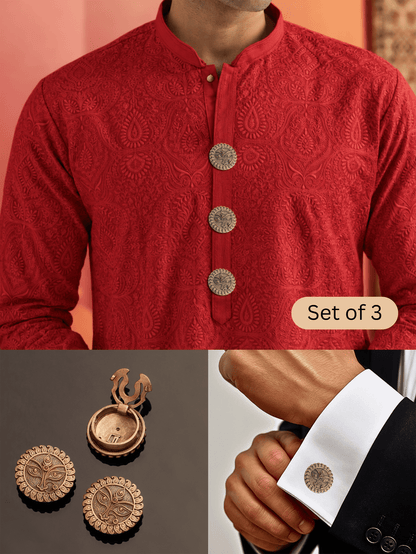 Trinetra Devi Button Cover