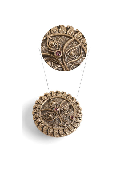 Trinetra Devi Button Cover