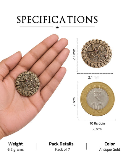 Trinetra Devi Button Cover