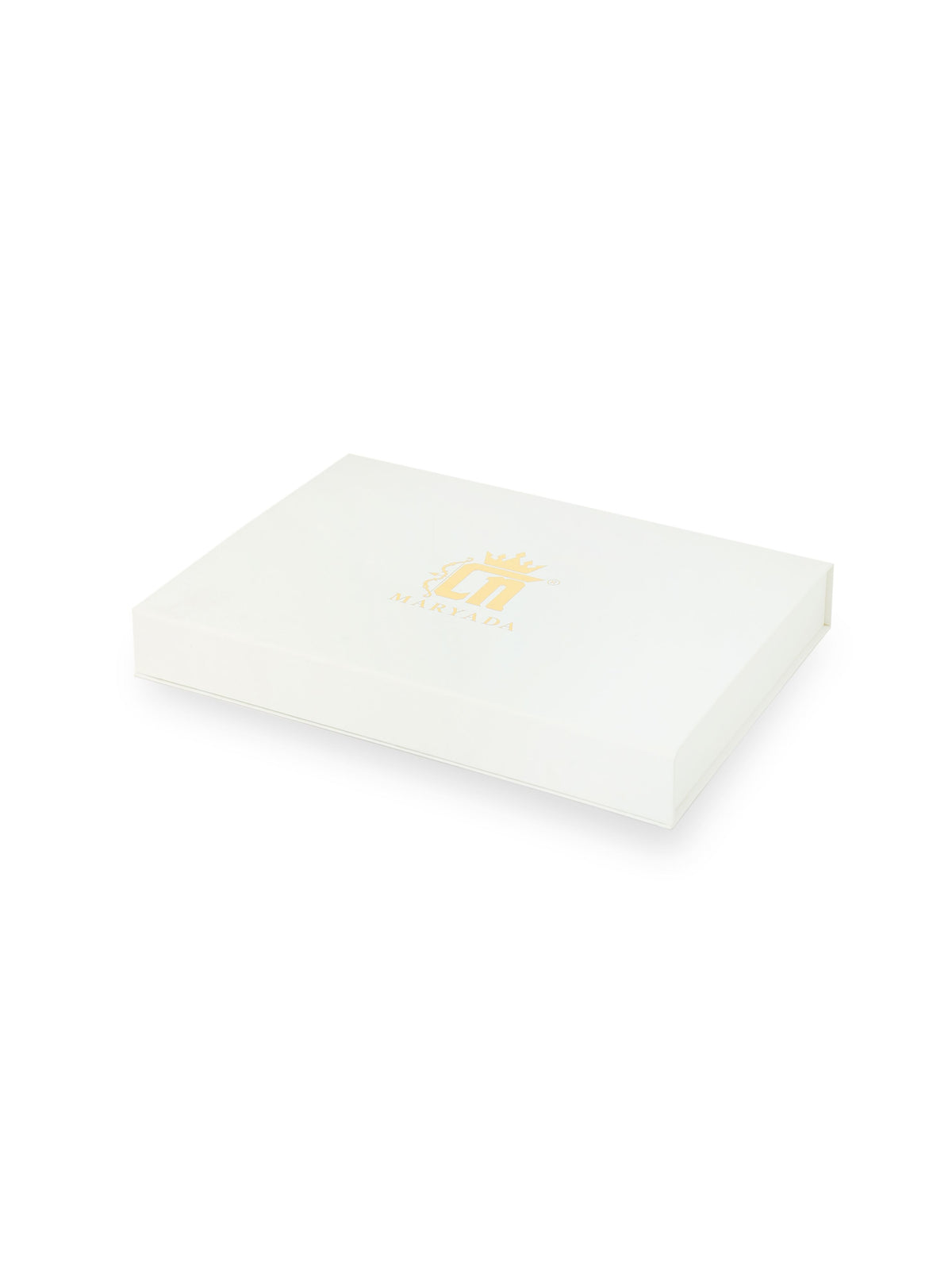 The Divine Protection gift set - antique gold gift set for men with divine protection motif, angled view (2)