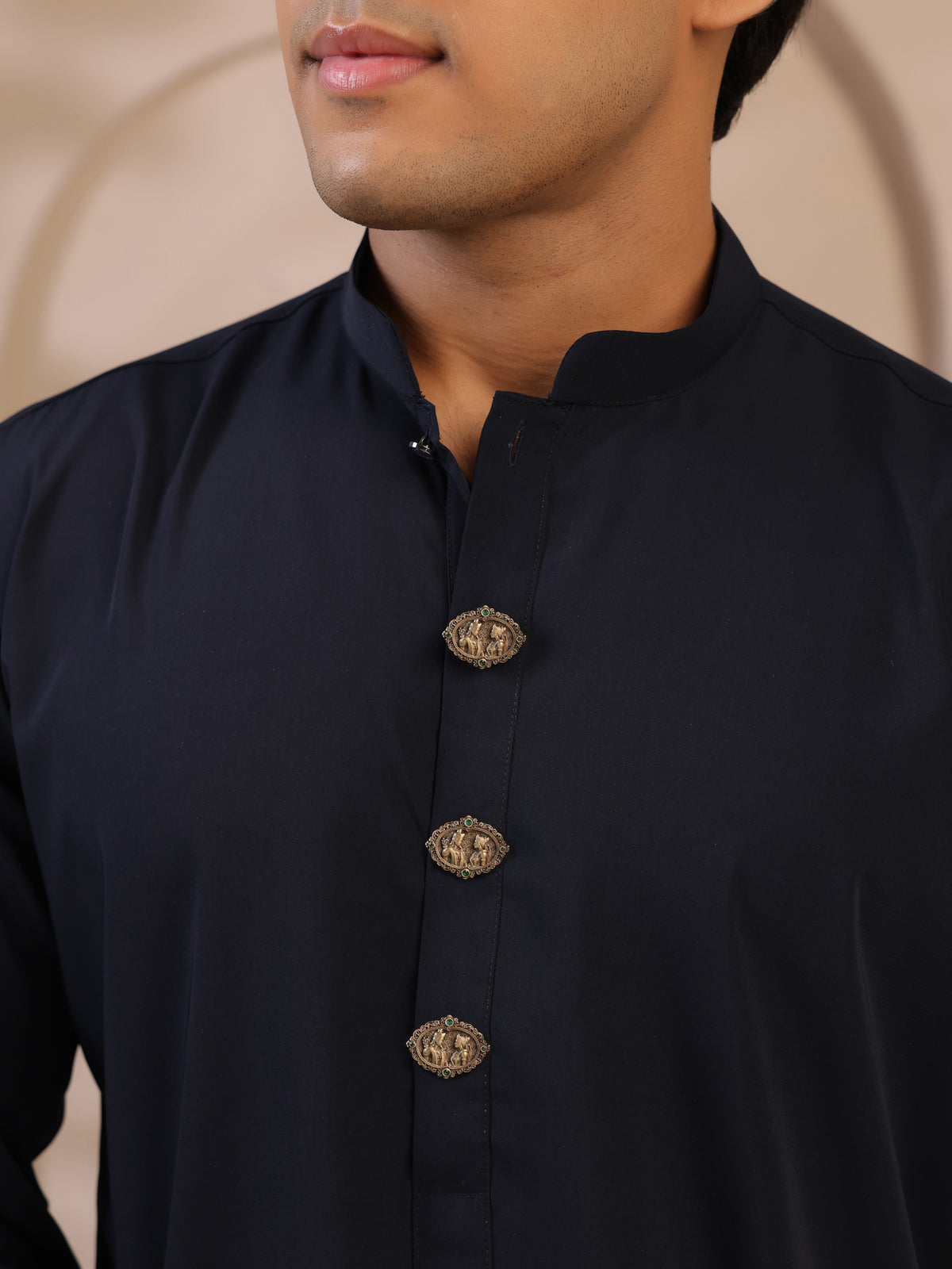 The Divine Sita Ram Button Cover