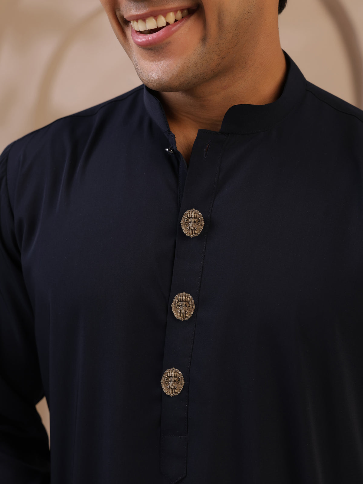 Panchmukhi Hanuman Ji Button Covers for Men