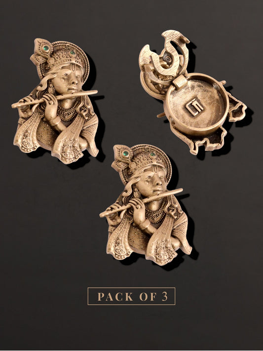 Elegant Krishna Button Cover