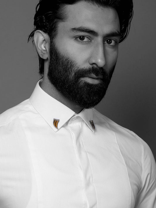 Tiger Eye Collar Tips