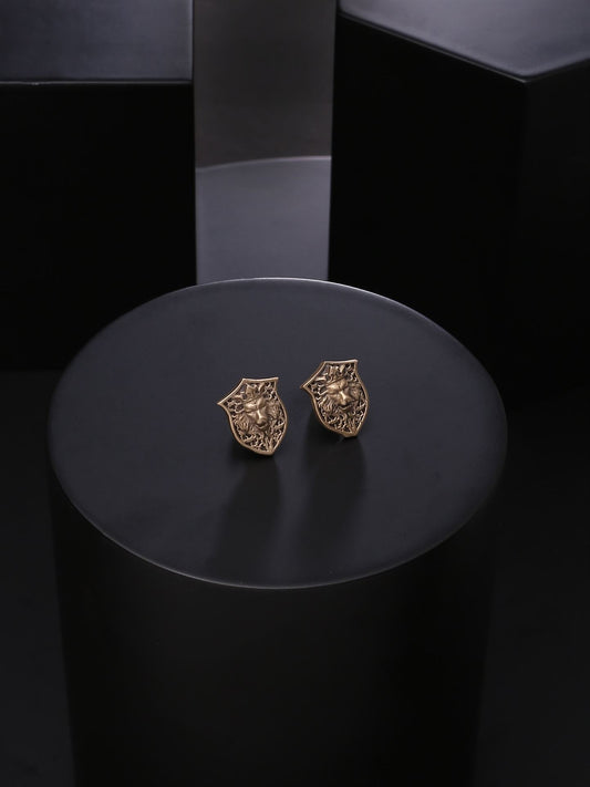 Lion Shield Collar Tips