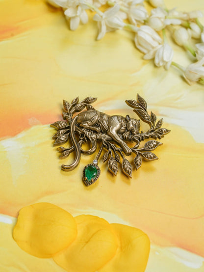 Majestic Panther Power Brooch