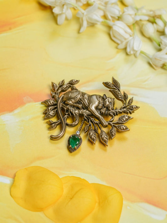 Majestic Panther Power Brooch