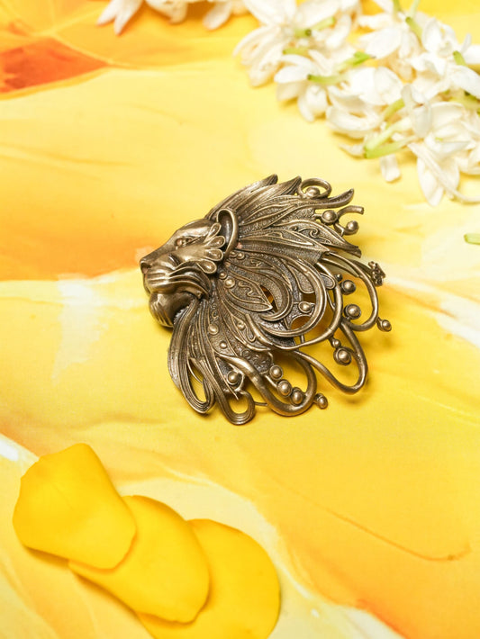 Superb Simba Brooch