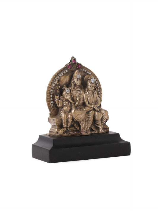 Shiva-Parvati-Ganesha car decor