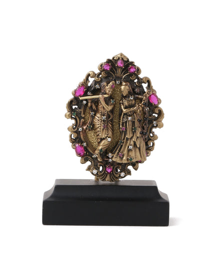 Radha-Krishna car decor