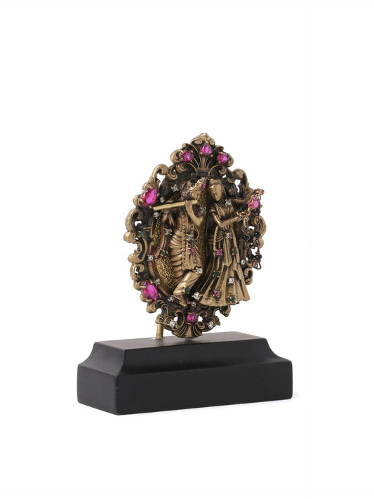 Radha-Krishna car decor