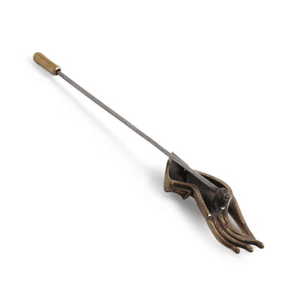 Blessing Hand Antique Gold Lapel Pin for Men