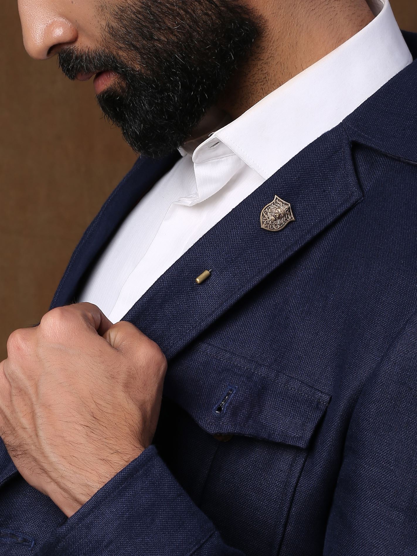 The Lion Shield Pin